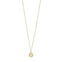 EMPORIO ARMANI Armani Womens Brilliant Pavé Round Surround Eagle Pendant Necklace Official