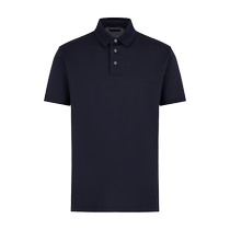 EMPORIO ARMANI Armani 2024 Autumn Mens Cotton Lapel Short-Sleeved Jacquard Casual Polo Shirt