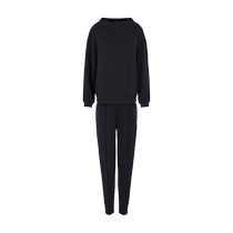 EMPORIO ARMANI Armani EA7 2024 Autumn Womens Elastic Sweatshirt and Sweatpants Sports Suit