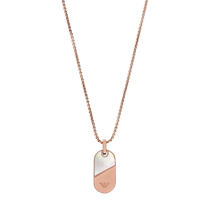 EMPORIO ARMANI Armani 24 Autumn Chinese Valentines Day Limited Edition Capsule Love Necklace for Couples for Men and Women