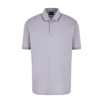 EMPORIO ARMANI Armani 2024 Autumn Mens Cotton Short-Sleeved Retro Sports Style Polo Shirt