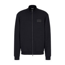 EMPORIO ARMANI Armani EA7 2024 Autumn Mens Stretch Stand Collar Fitness Sweatshirt Jacket