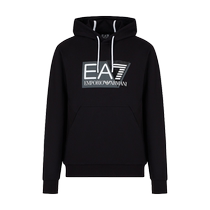 EMPORIO ARMANI Armani EA7 2024 Autumn Mens Cotton Hooded Printed Fitness Sweatshirt