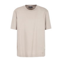 EMPORIO ARMANI Armani 2024 new summer new men and women same style couple cotton short-sleeved heavy T-shirt