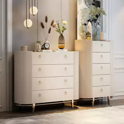 Italian light luxury chest cabinet combination modern simple Villa corridor aisle storage cabinet living room master bedroom storage cabinet