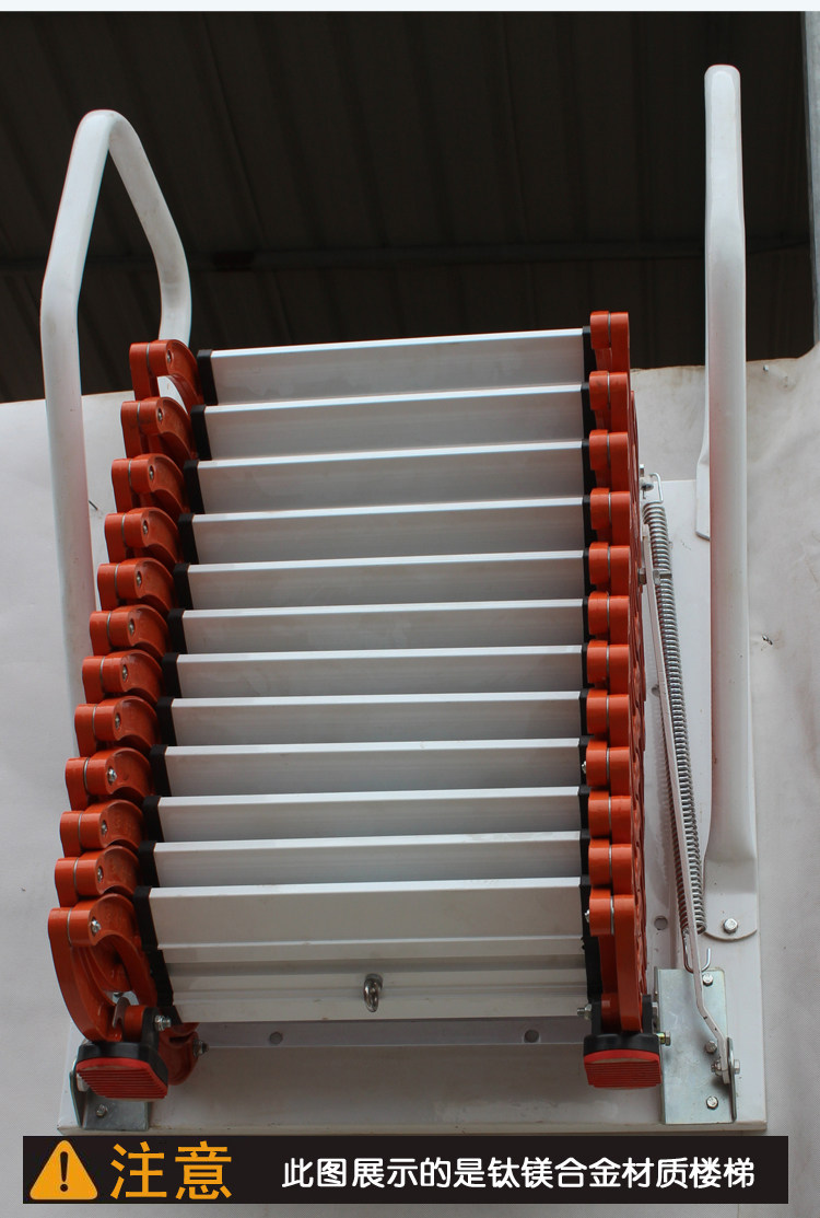 Лестница 佰佳阁楼伸缩楼梯室外自动伸缩楼梯复式升降自动伸拉收缩隐形壁挂