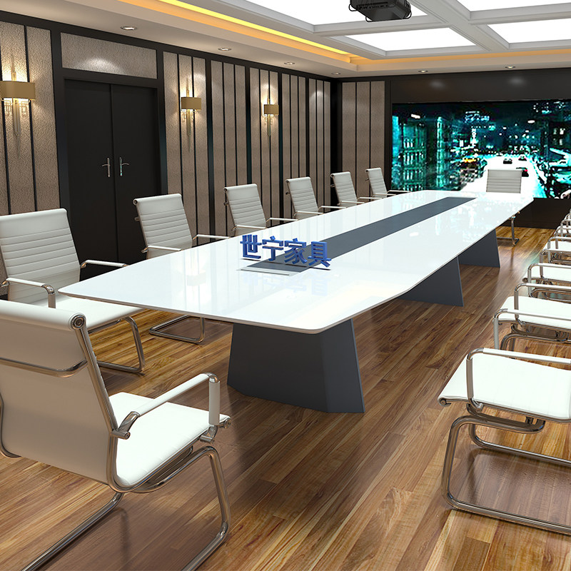 Paint conference table long table simple modern office furniture large conference table and chair combination long table training table