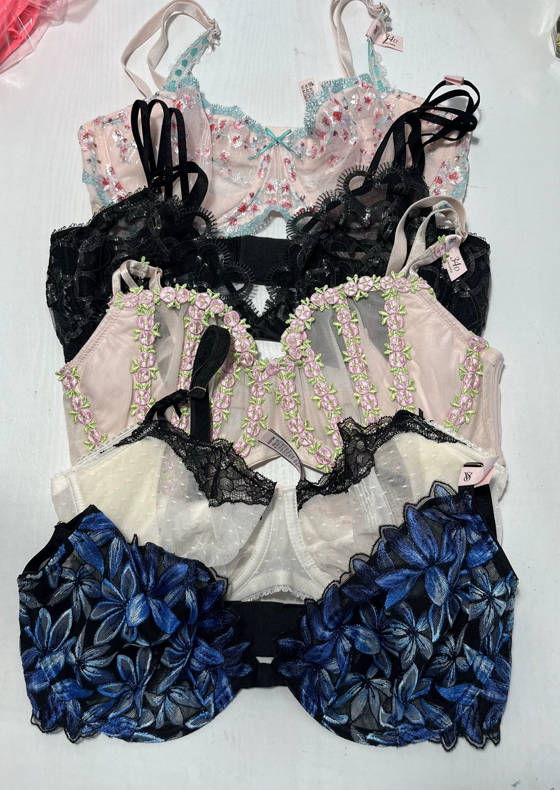 3 Victoria's Secret 32C/70C ультратонкая стальная деталь бюстгальтера