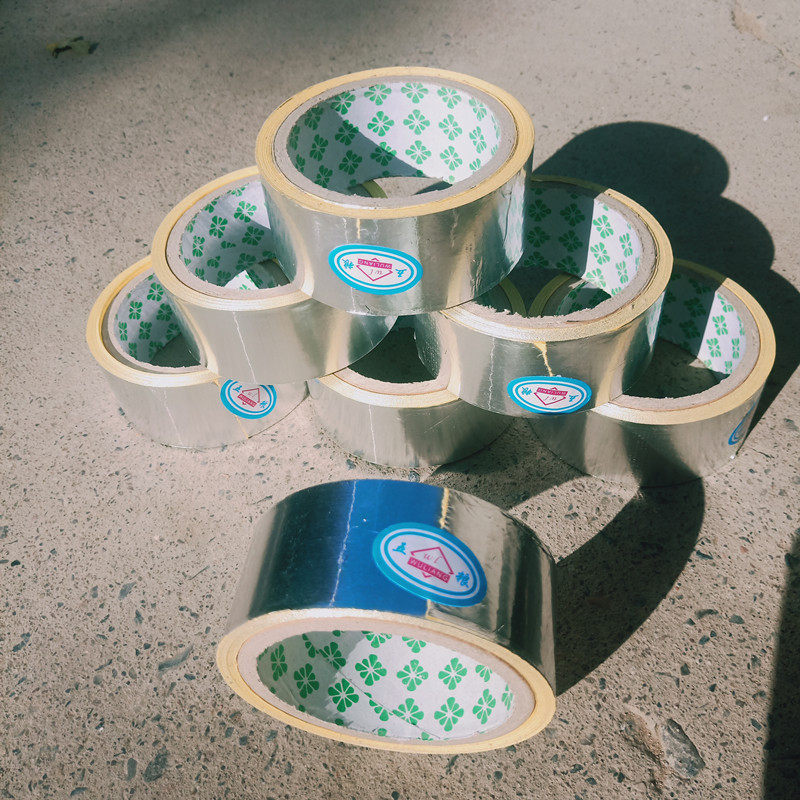 Smoke exhaust pipe water heater aluminum foil adhesive tape High temperature resistant water pipe sealing range hood Leakage Mending Formula Pan Stick Tinker Paper Home