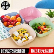 hộp nhựa đựng thực phẩm giá rẻ [Tân Cương Siêu Cửa hàng Cửa hàng Lúa mì lúa mì] Hộ gia đình Nhật Bản Sáng tạo Salad Salad Rice Rice Noodle Noodle Soup - Trang chủ hộp nhựa nắp thiếc