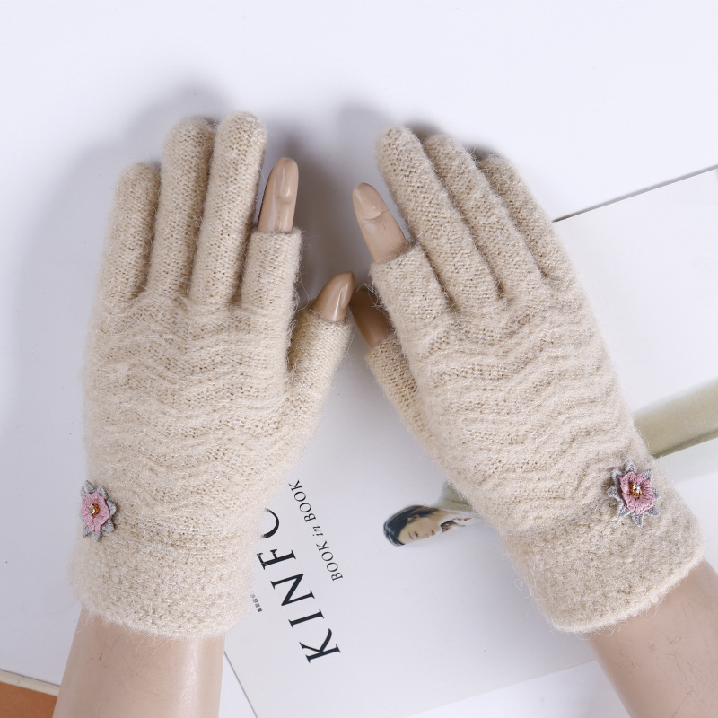 Gants pour femme      en Laine cachemire - Ref 3156865 Image 3