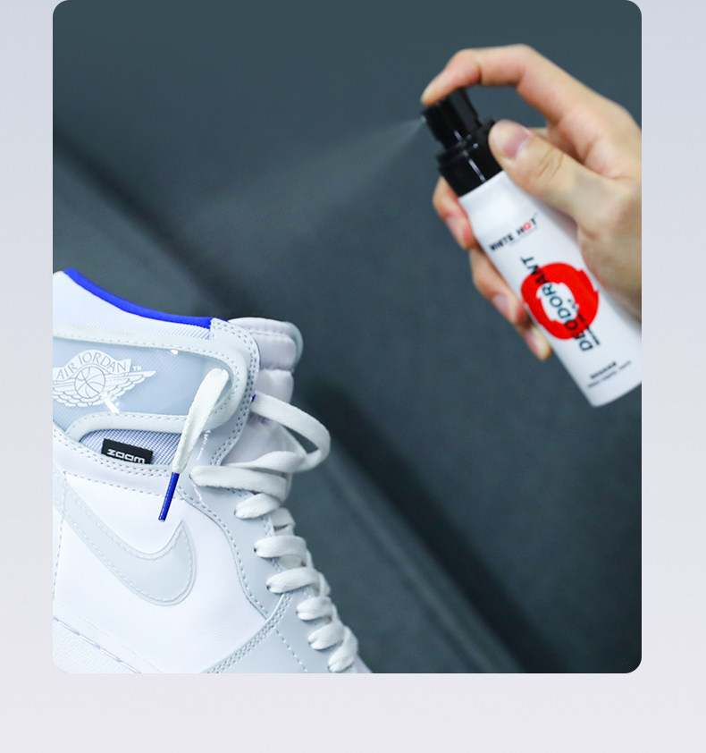 Дезодорант для обуви white hot球鞋袜除臭喷雾空气清新剂 洗鞋神器鞋去脚臭喷剂