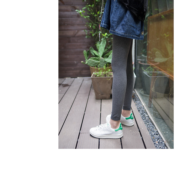 Xuất khẩu micro áp lực bếp mùa xuân và mùa thu và mùa đông dày phần kích thước lớn cotton màu xám vớ vớ quần lót chín điểm chân nữ tất off white