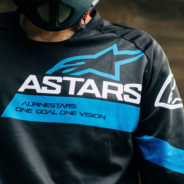 Italian Alpinestars Off-Road Motorcycle Top Techstar Downhill Cycling Jersey Long Sleeve