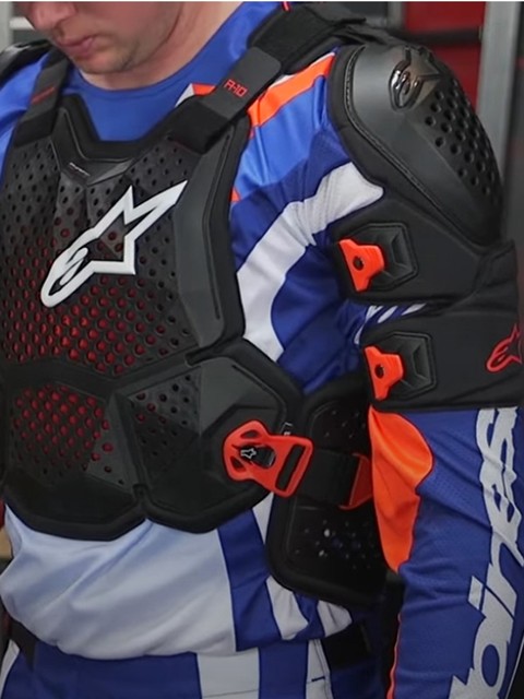 Alpinestars Armor a Star A10 Off-Road Armor Motorcycle Riding Chest Armor Anti-Fall Full Armor Riding Equipment