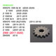 British Hiphal Road Motorcycle Small Crankset Front Sprocket Street Car Sports Car Modification Accessories Chain Disc Lightweight
