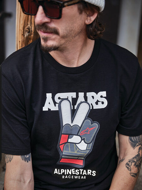 Alpinestars/A Star T-Shirt Short-Sleeved Pure Cotton Cycling Sports T-Shirt Off-Road Motorcycle Short-Sleeved Racing T-Shirt