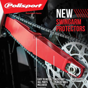 Portuguese Imported Polisport Off-Road Modification Parts Ktm Husqvarna Rear Fork Protector Rear Fork Anti-Collision