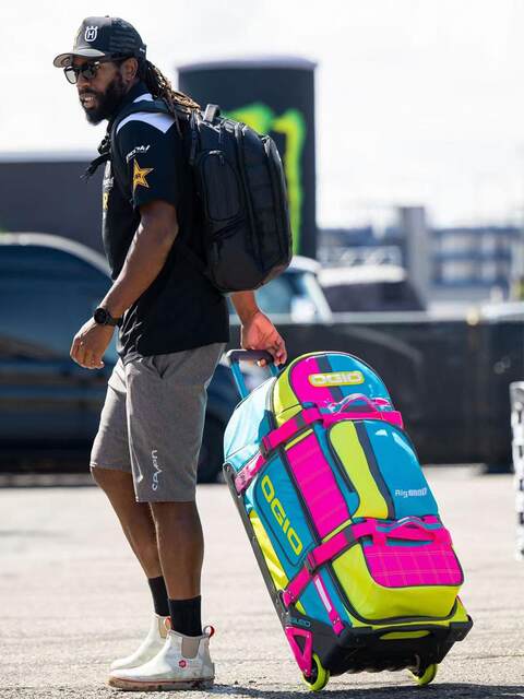 American Ogio 9800 Motorcycle Equipment Bag, Off-Road Protective Gear Bag, Ski Downhill Mx Multi-Functional Trolley Bag