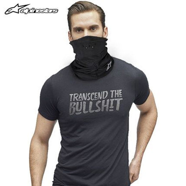 Italian A-Star Alpinestars Motorcycle Riding Neck Warmer Fleece Embroidered Warm Autumn and Winter Windproof Neck Scarf