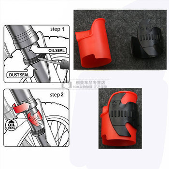 Caken Motorcycle Shock Absorber Cleaner Front Shock Absorber Mud Remover Front Fork Mud Scraper Front Fork Maintenance Tool