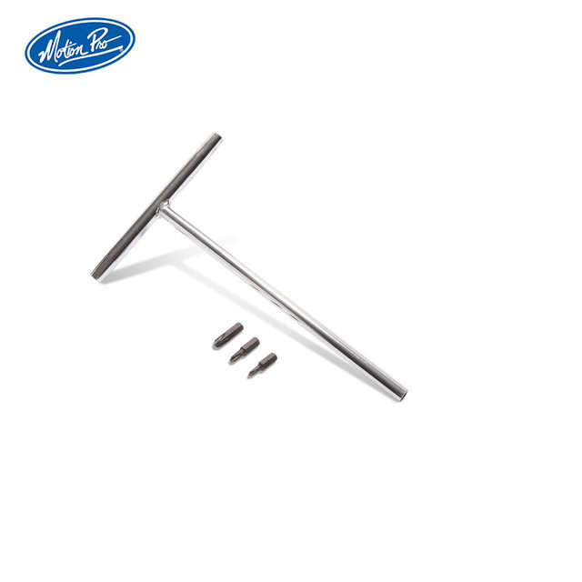 American Motion Pro Motorcycle Repair Parts T-Shaped Tool Phillips Screwdriver with Interchangeable Head Function