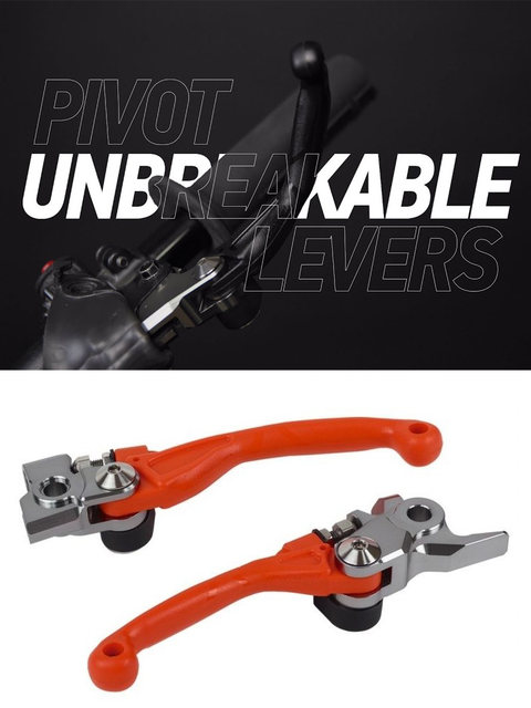 Portugalpolisport Off-Road Motorcycle Anti-Fall Clutch Brake Handle Foldableable Bendable Set