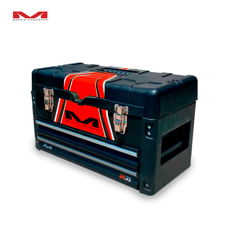 American Matrix Locomotive Toolbox Home Portable Big Multifunction Travel Repair Containing Box