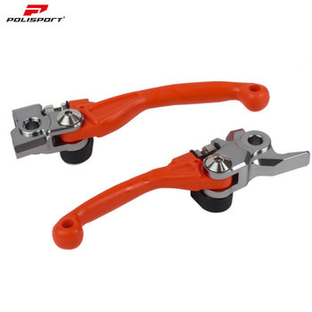 Portugalpolisport Off-Road Motorcycle Anti-Fall Clutch Brake Handle Foldableable Bendable Set