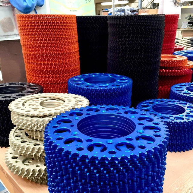 Genuine Renthal Motorcycle Sprocket Motorcycle Parts Rear Gear Plate Off-Road Large Sprocket R Brand Alloy Ktmcrf