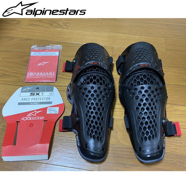 A star alpinestars off-road motorcycle knee pads SX-1 V2 riding protective gear equipment anti-fall motorcycle leg guards