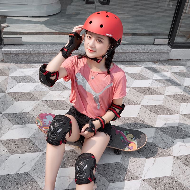 Roller Skating kids helmet Adult scooter Summer Bike Riding equipment Electric car Safety Head cap for boys