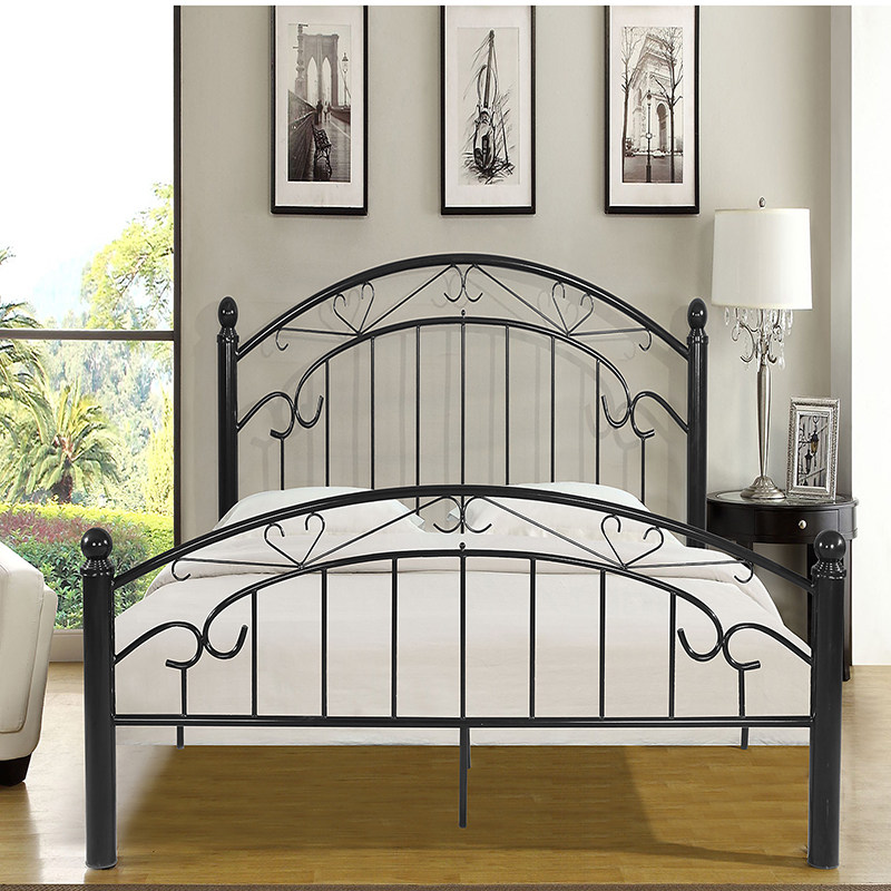 White wrought iron bed one meter five iron bed frame 1 8 m 1 5 bed modern minimalist creative girls bedroom bed frame iron frame bed