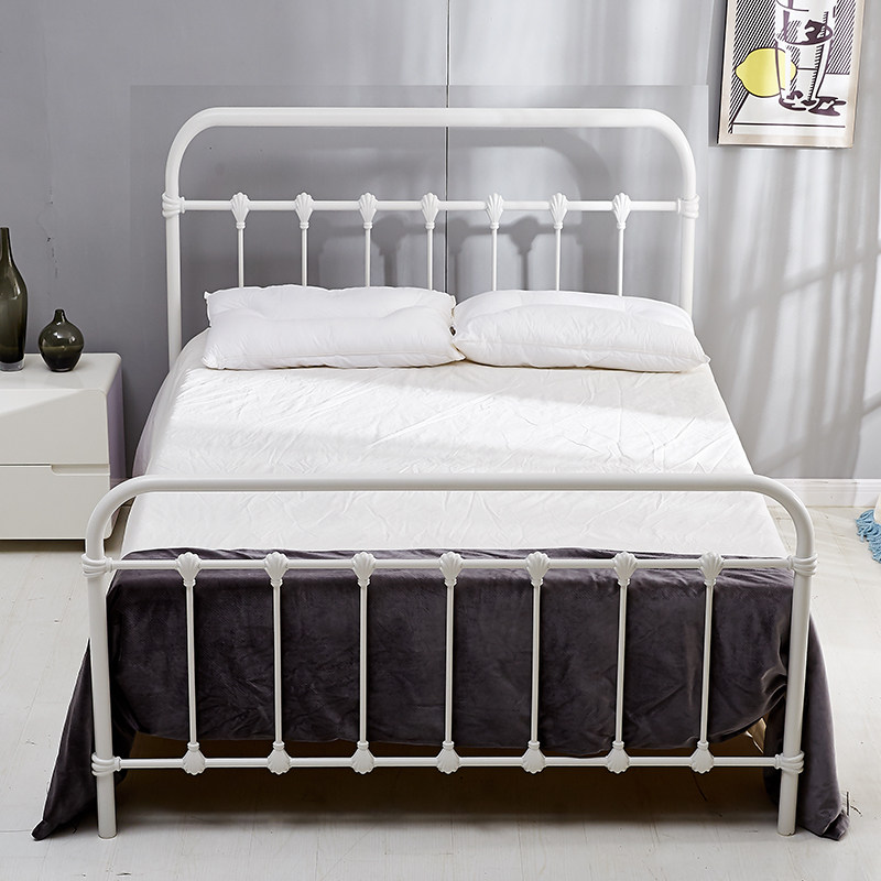 Nordic Iron Art Bed Ins Wind Modern Minima Net Red Iron Rack Bed Rental Room With Light Lavish Iron Bed Frame Double Bed 1 5 m