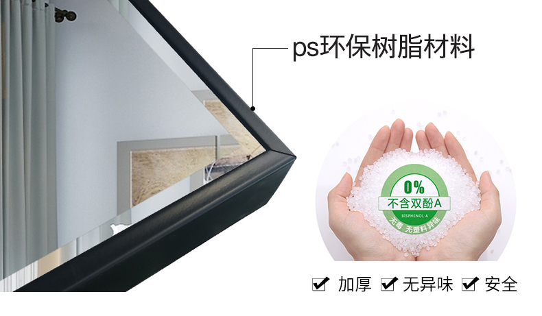 Gương mặc quần áo đơn giản gương dài toàn gương nữ sàn gương lắp gương di động cửa hàng quần áo gương treo tường phòng ngủ - Gương gương bỉ