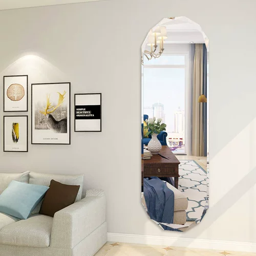 Простое зеркало полное зеркальное зеркало Стена -Связанная с зеркалом без зеркала.