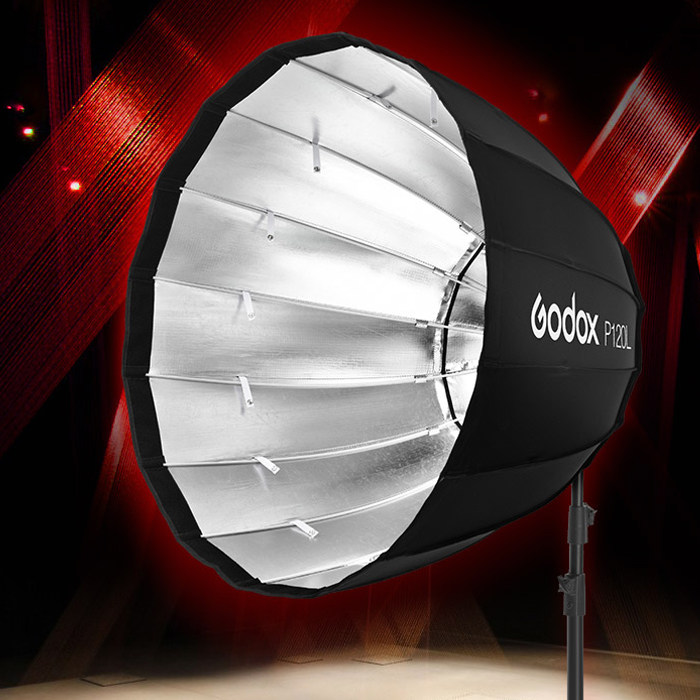 Sheng P120LH deep parabolic soft box 120cm photo studio flash with bowel soft cover