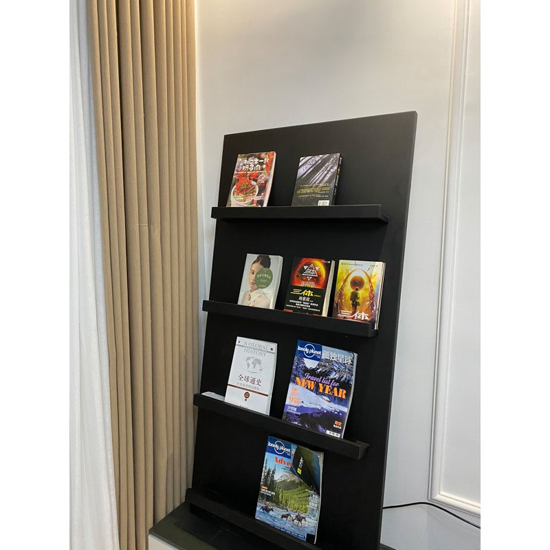 Simple ins modern minimalist iron paint floor rack studio display rack display rack net red bookshelf