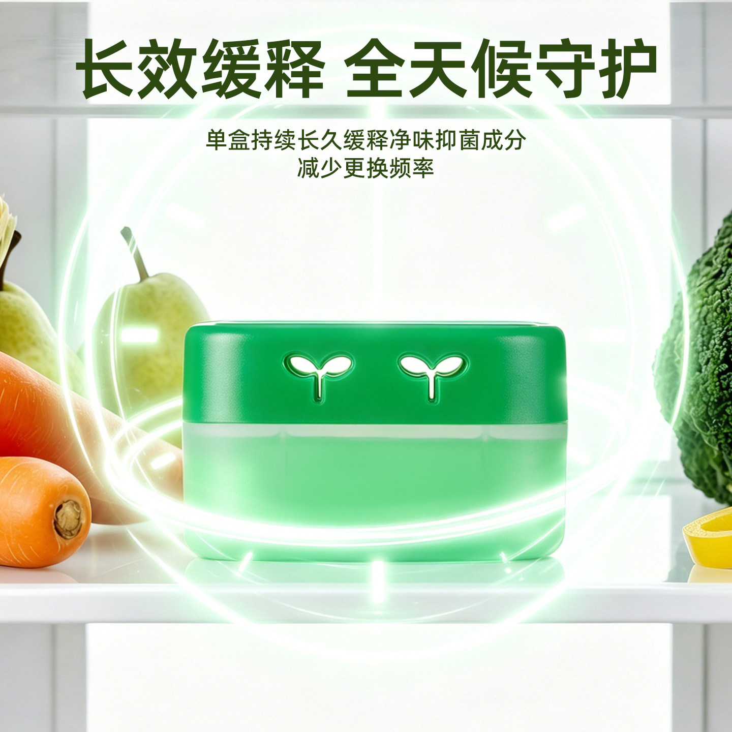 UYIKU植萃抑菌冰箱除味剂家用清洁去除异味冷冻除味盒除臭神器-3