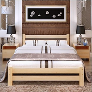 Tài năng - giường gỗ rắn giường thông giường đơn giường đôi người lớn loại giường trẻ em 1 m 1,2 m 1,5 m 1,8