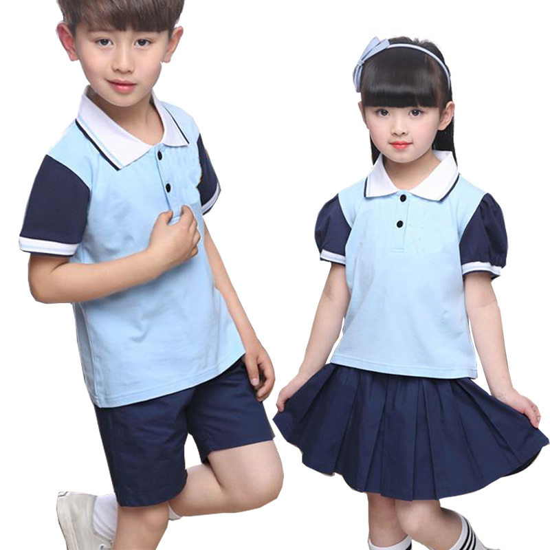 Mùa xuân và mùa hè trẻ em mới của golf may trai và cô gái đặt golf quần áo trẻ em cotton thân thiện với da thể thao phù hợp với bóng phù hợp với mẫu áo thể thao nữ đẹp