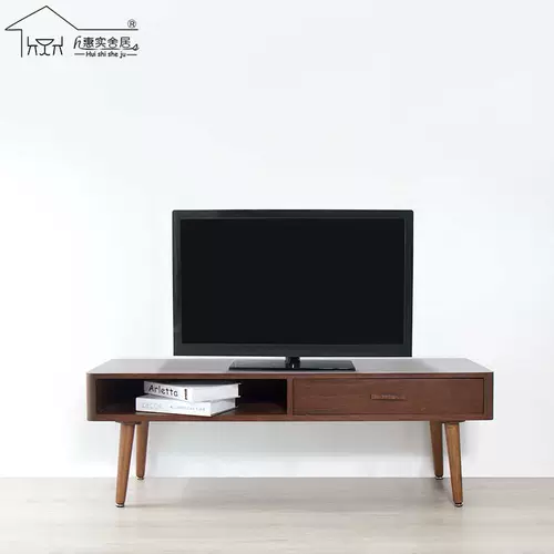 Японский маленький телевизор для спальни из натурального дерева