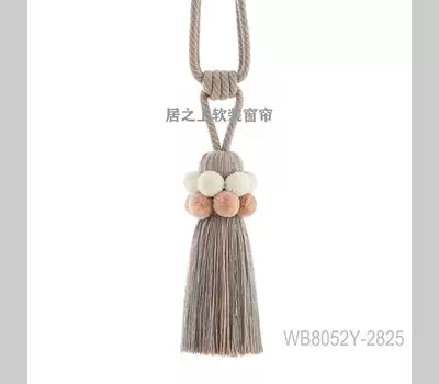 Export European American French European style modern curtain model room living room high-quality decorative straps