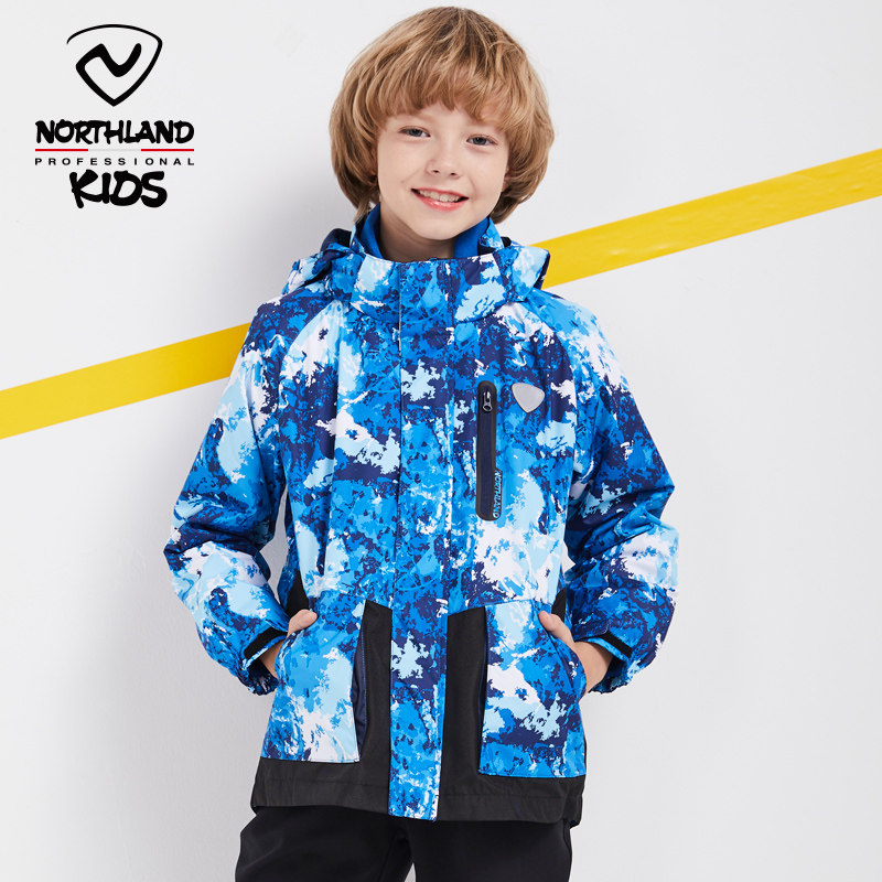 Northland 诺诗兰 秋冬三合一户外可拆卸 中大男童冲锋衣 天猫优惠券折后￥299包邮（￥439-140）120-170码2色可选