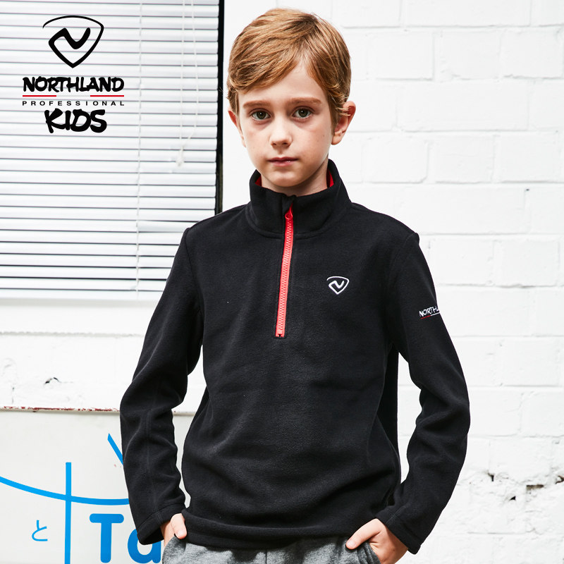 Northland 诺诗兰 中大童 春秋摇粒绒拉链套头卫衣 天猫优惠券折后¥49包邮(¥99-50)男、女童120~170码5色可选