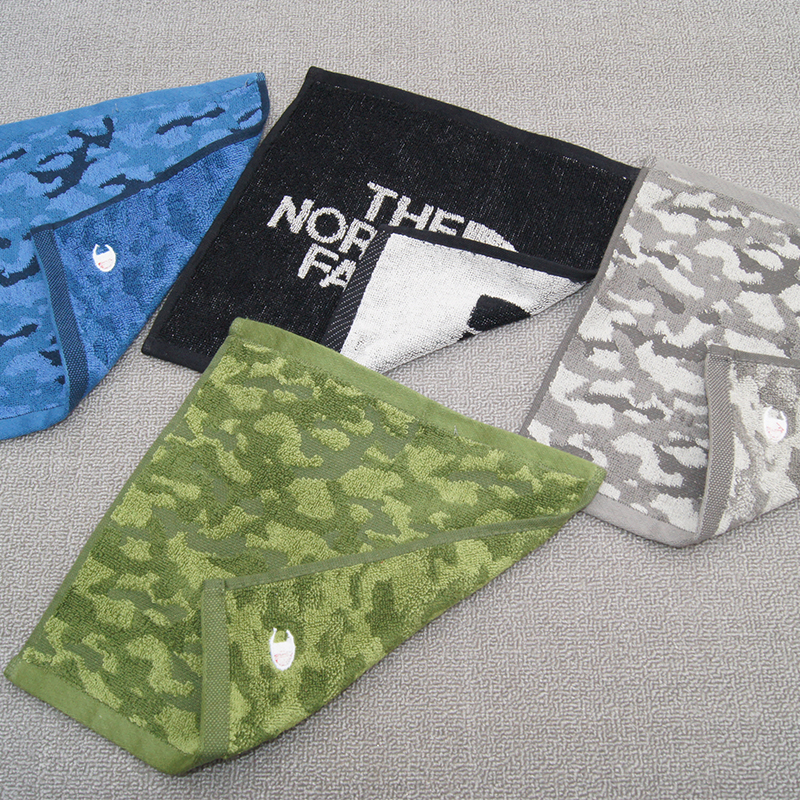 Pure cotton sports square 100% cotton sweat towel fitness running portable small towel handkerchief