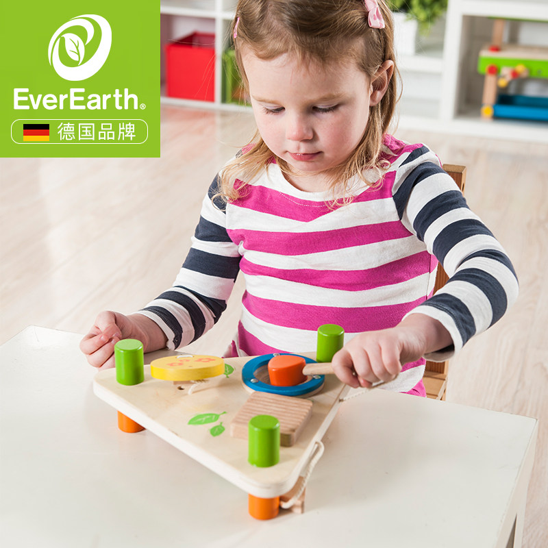 Germany EverEarth baby educational toy hand knock piano Xylophone eight-tone piano Children's hand knock piano young baby