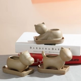 陶馨语 Креативный милый керамический цветочный горшок, простой и элегантный дизайн