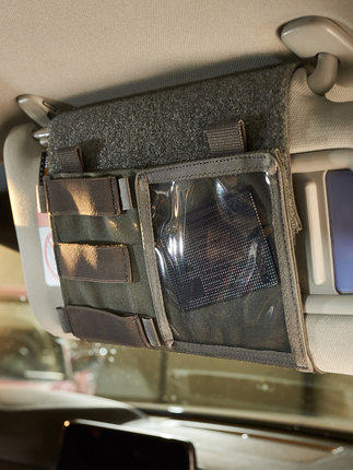German tahu tactical on-board TT sun visor MOLLE module car visor containing accessories bag accessories