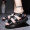 Dép xăng đan nam 2018 hè mới phiên bản Hàn Quốc của những đôi sandal chống trượt xu hướng và dép nam Roman sandal đôi giày đi biển giày cao cổ nam